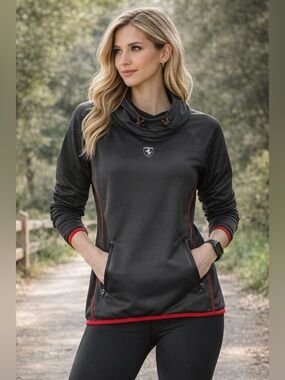 Ferrari Shield Training Sweatshirt Hoodie